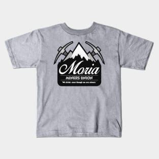 Moria mining union Kids T-Shirt